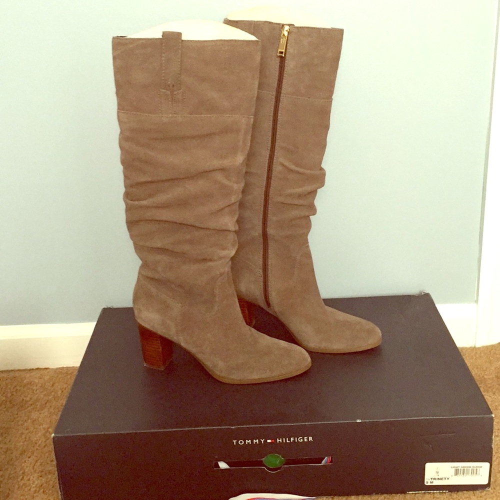 Tommy Hilfiger trinity light grey suede